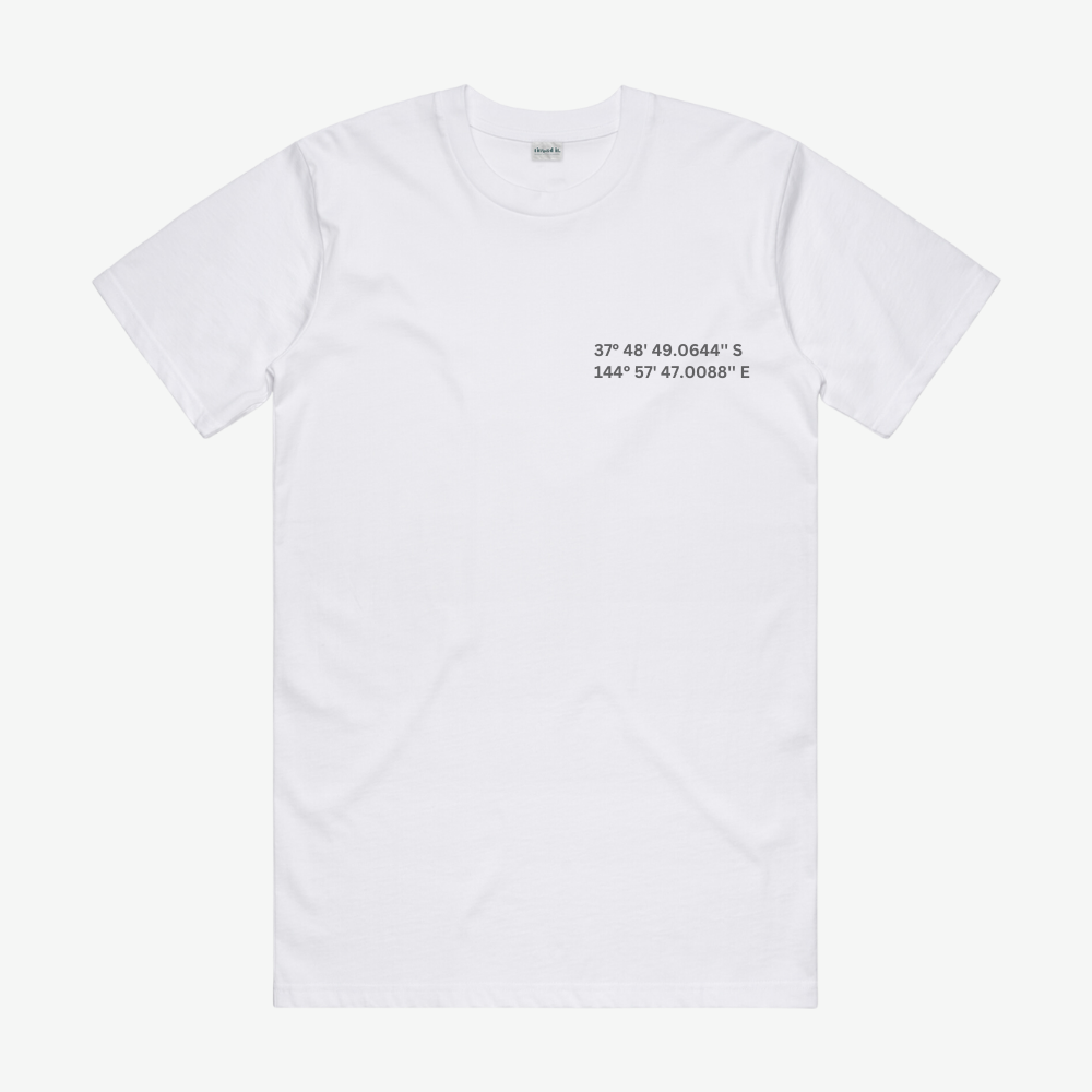 Custom Coordinate T-shirt - thread it.