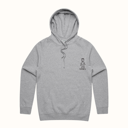 Custom Kids Drawing Hoodie - thread it.