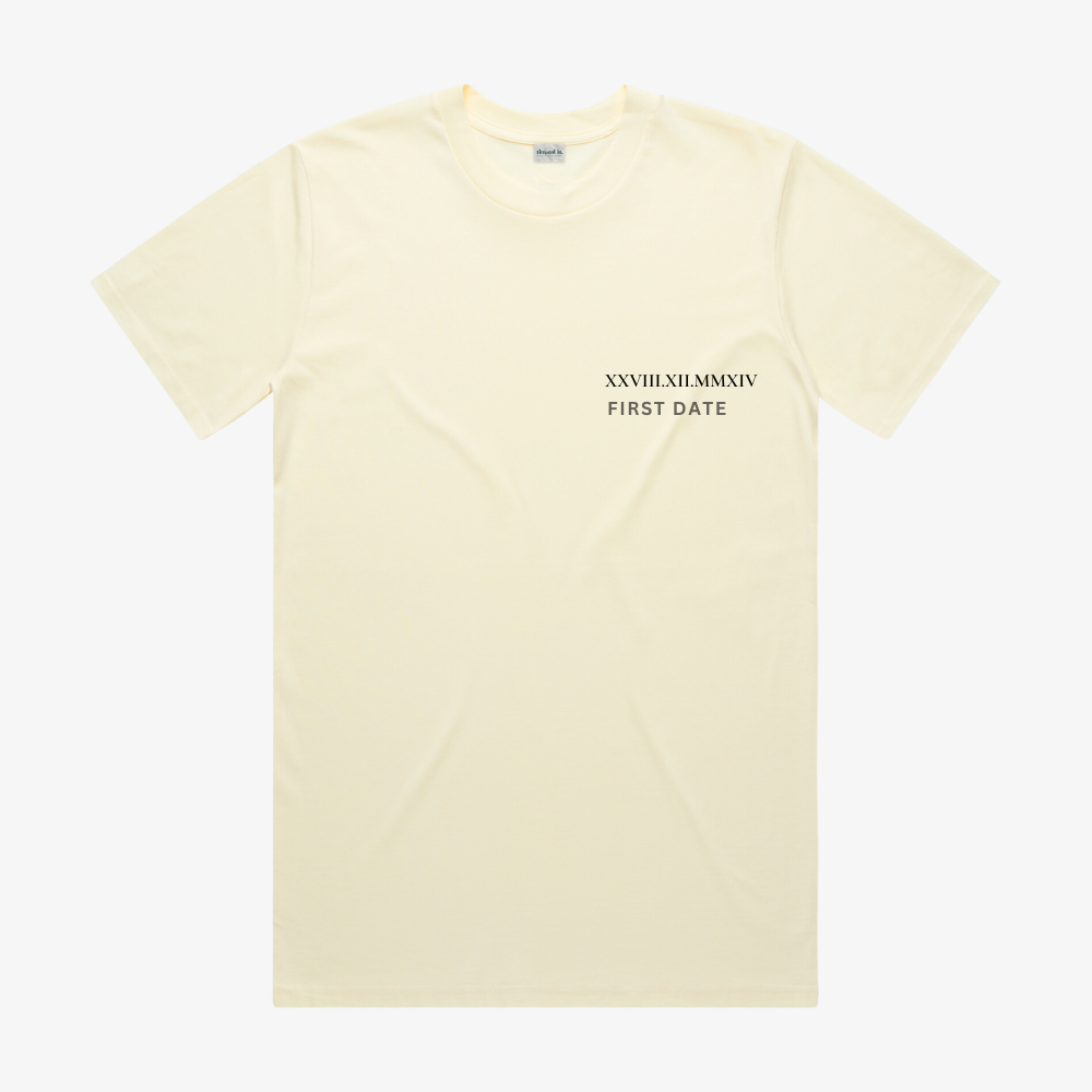 Custom Date T-shirt - thread it.