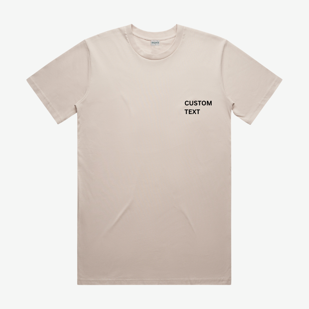 Custom Text T-shirt - thread it.