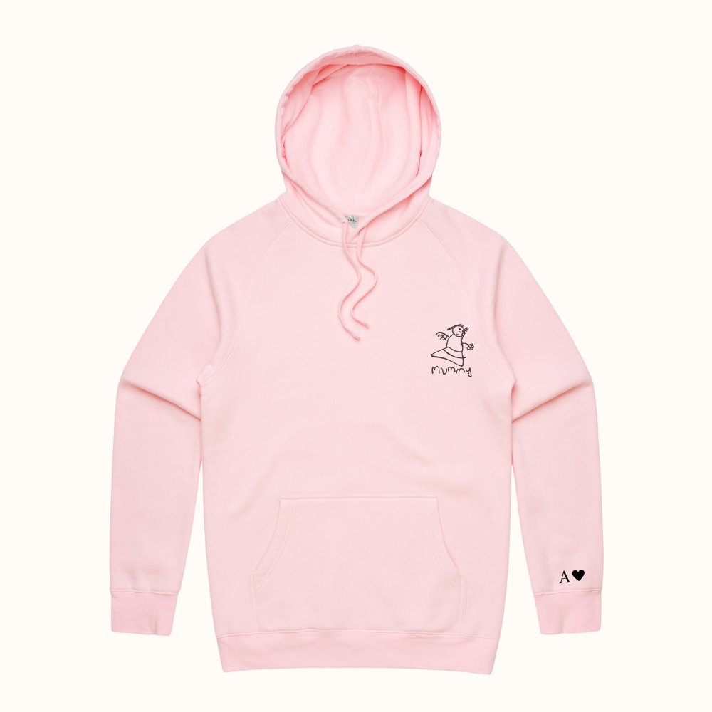 Custom Kids Drawing Hoodie - thread it.