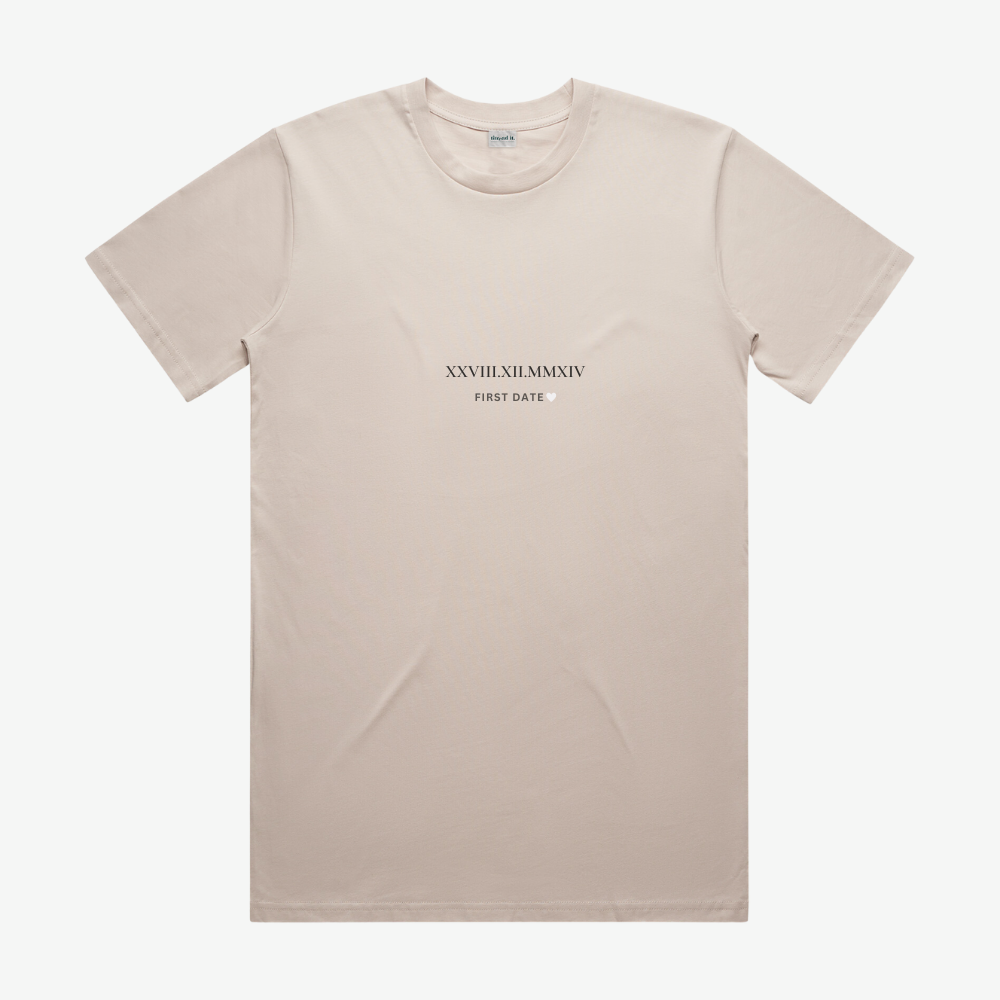 Custom Date T-shirt - thread it.