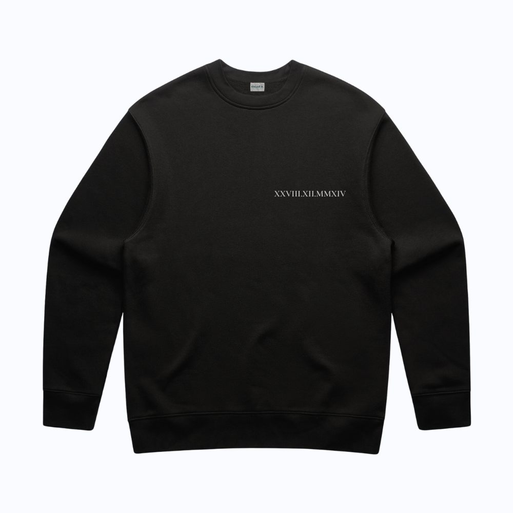 Custom Date Crew - thread it.