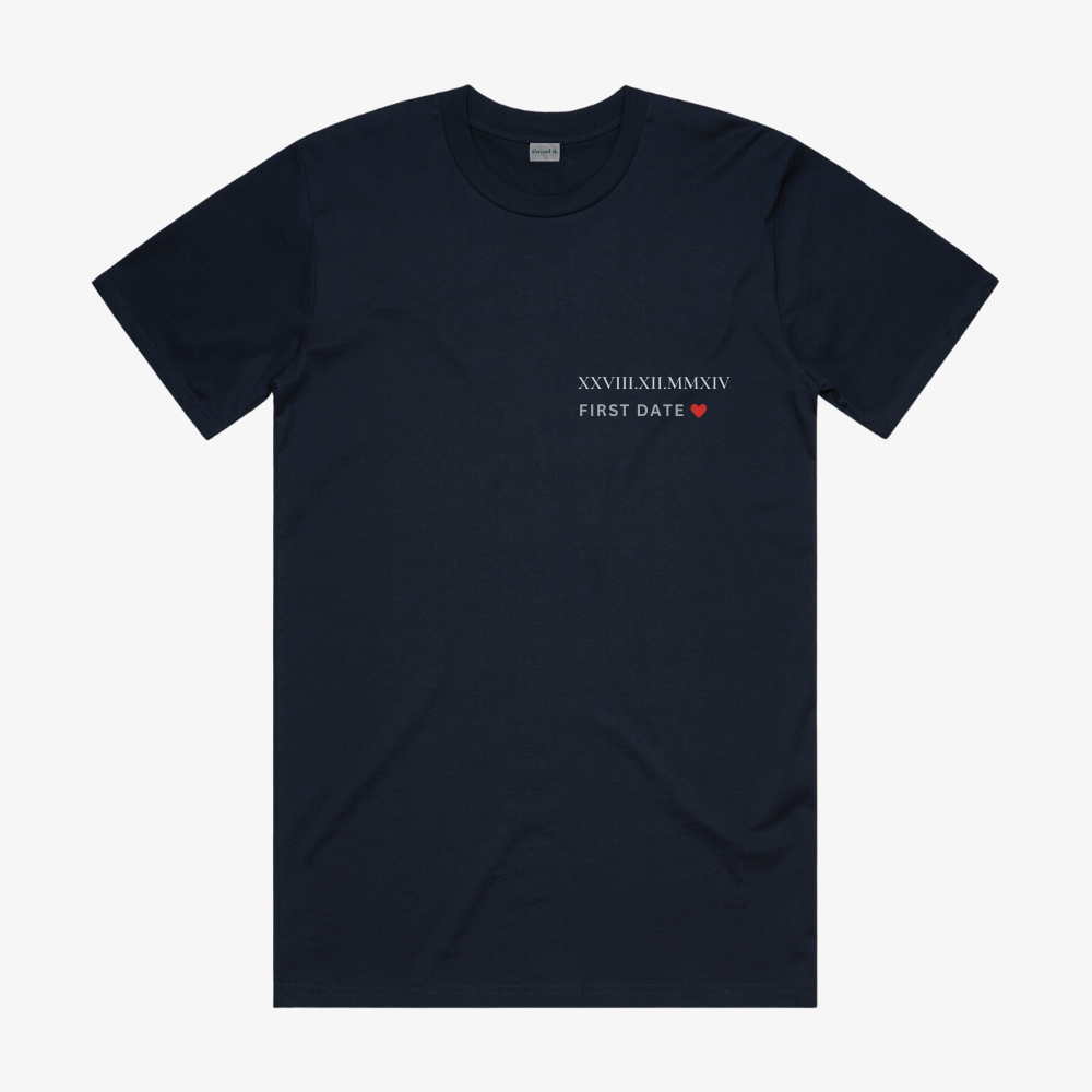 Custom Date T-shirt - thread it.