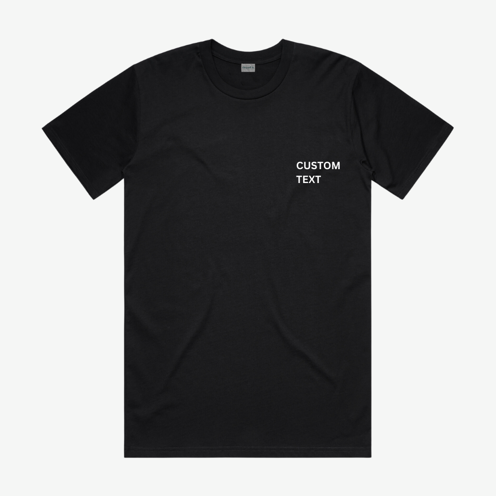 Custom Text T-shirt - thread it.